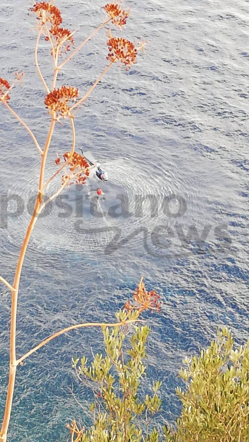 Positano. Domato l'incendio a Tordigliano