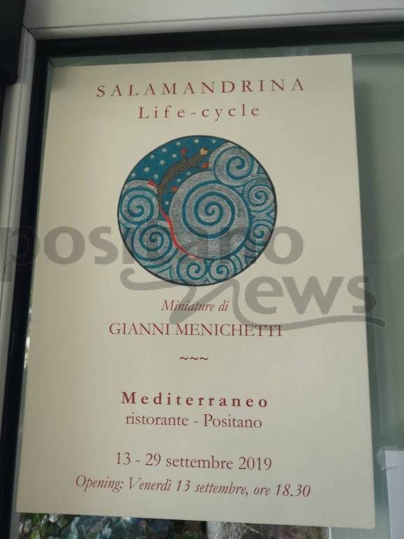 Positano. Mostra delle opere di Gianni Menichetti