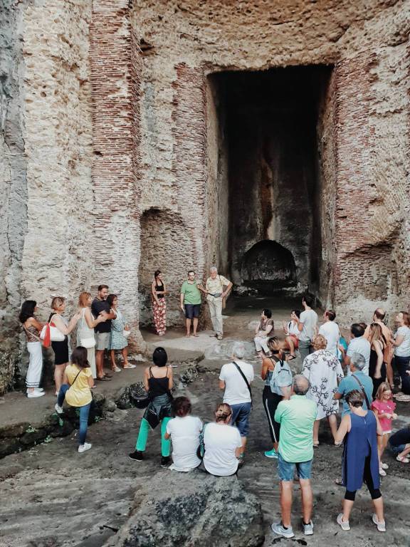 Sorrento, nifei romani della villa di Agrippa Postumo