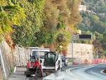 Vico Equense. Rotta tubatura, acqua della GORI sulla strada statale