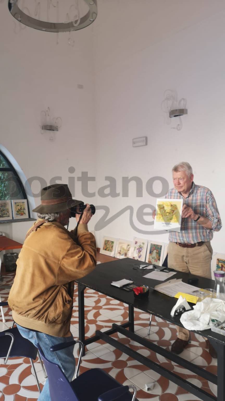 Positano, dietro le quinte della mostra dedicata a Paula Bärenfänger