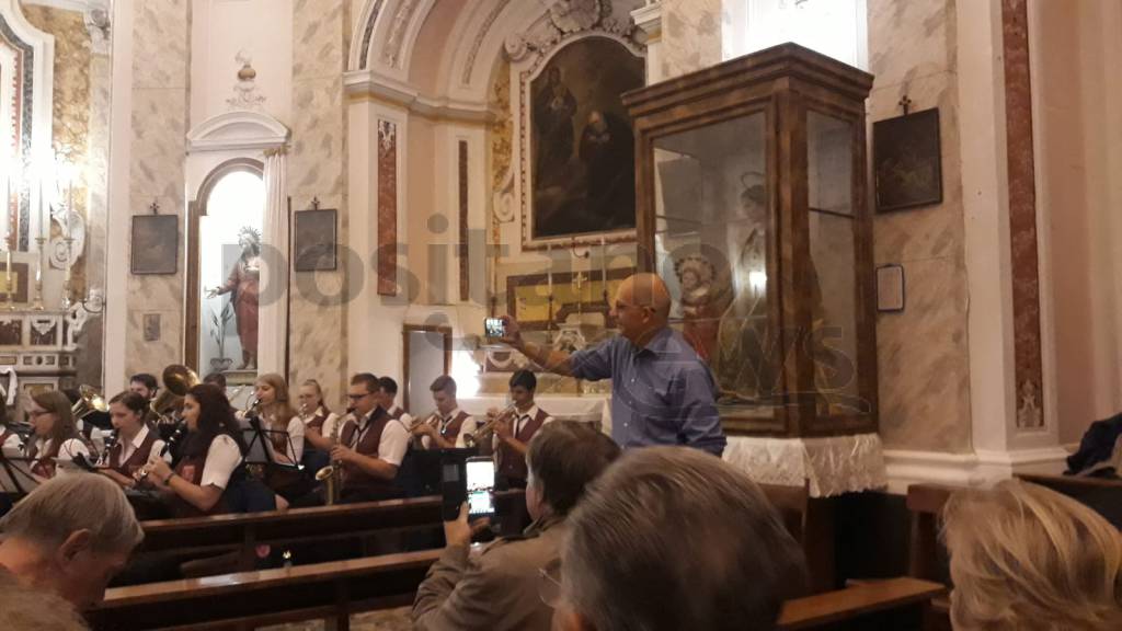 Positano. Successo della banda di Thurnau