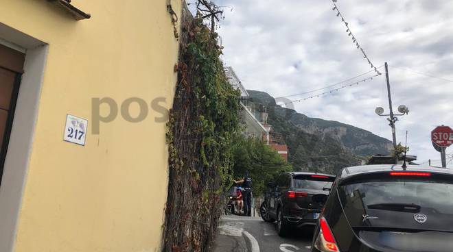 traffico positano