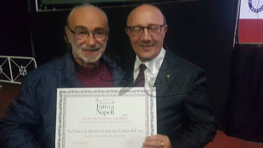 fatto a napoli, premiazioni ristoratori sorrentini