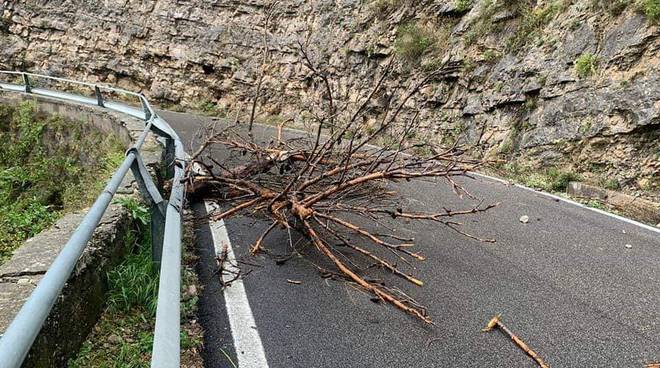 monte faito strada dissestata