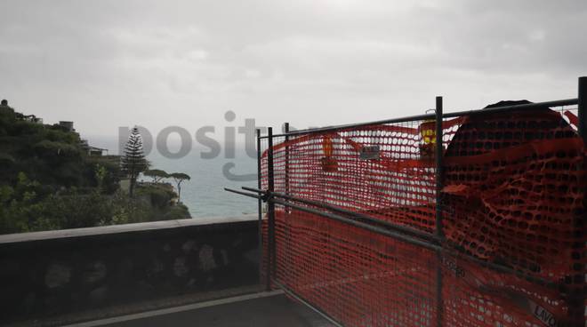 Positano. Strada chiusa: la situazione alle ore 14:00