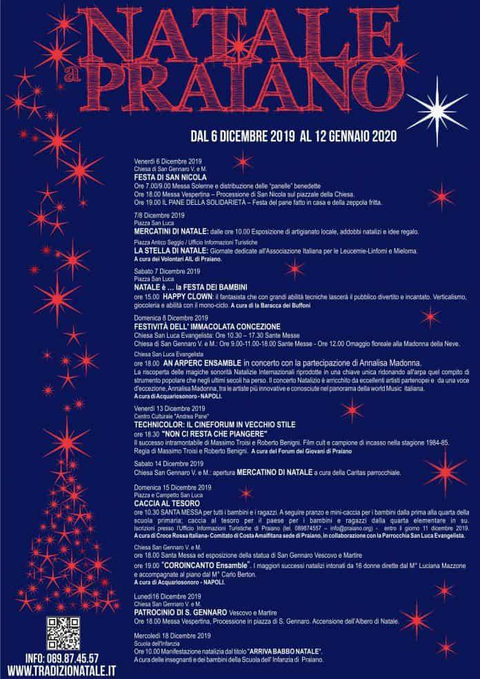 Natale 2019 a Praiano programma