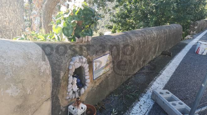 Positano. Strada crollata a Laurito