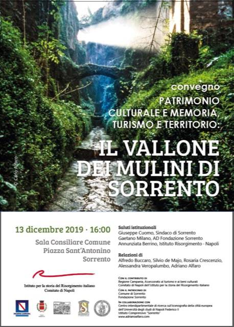 Sorrento. Un convegno sul Vallone dei Mulini