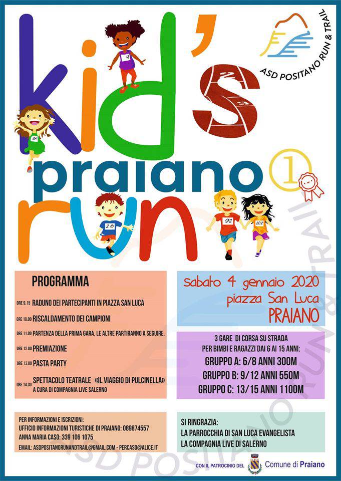 kid's run praiano