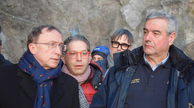 Minori Il capo dipartimento della  Protezione Civile Nazionale  Angelo Borrelli in visita in Costa d'Amalfi sui l