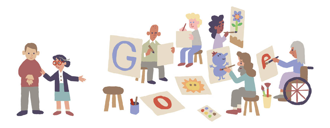 doodle di google Nise da Silveira