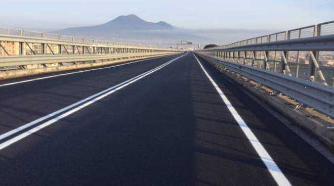 Campania, ANAS. Ultimati i lavori di pavimentazione sul viadotto San Marco, lungo la SS145 Sorrentina