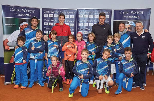 Capri Watch affianca i mini campioni della racchetta