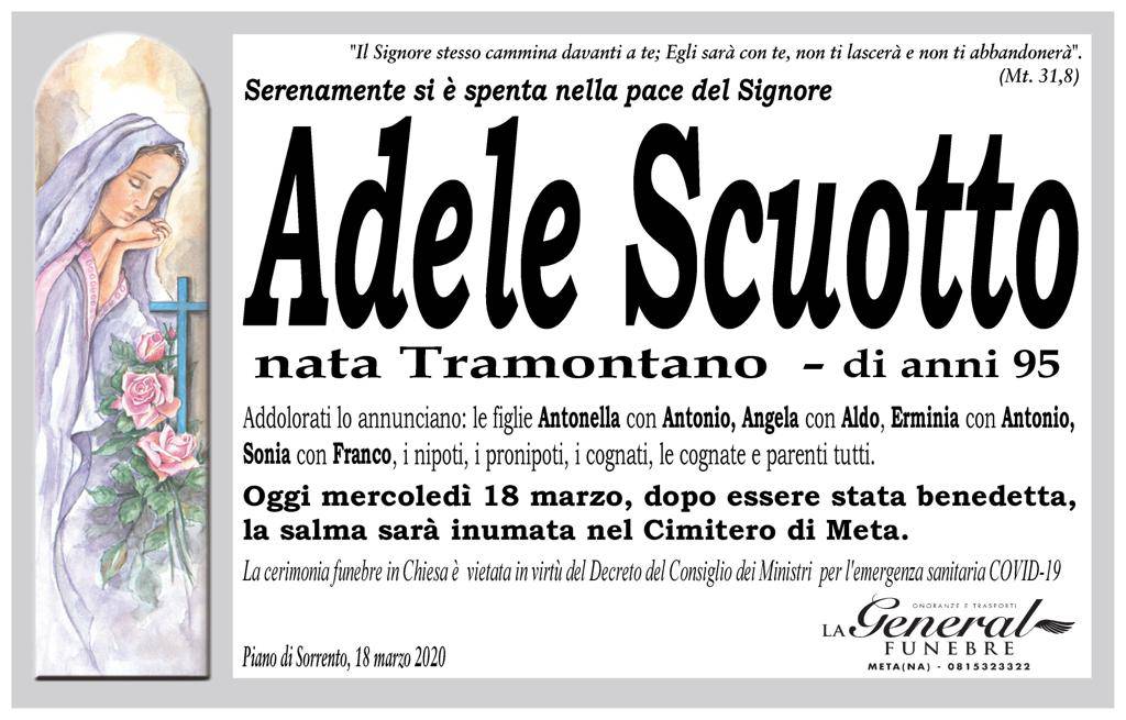 lutto adele scuotto