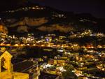 Positano illuminata per il flash mob le foto di Giuseppe Di Martino