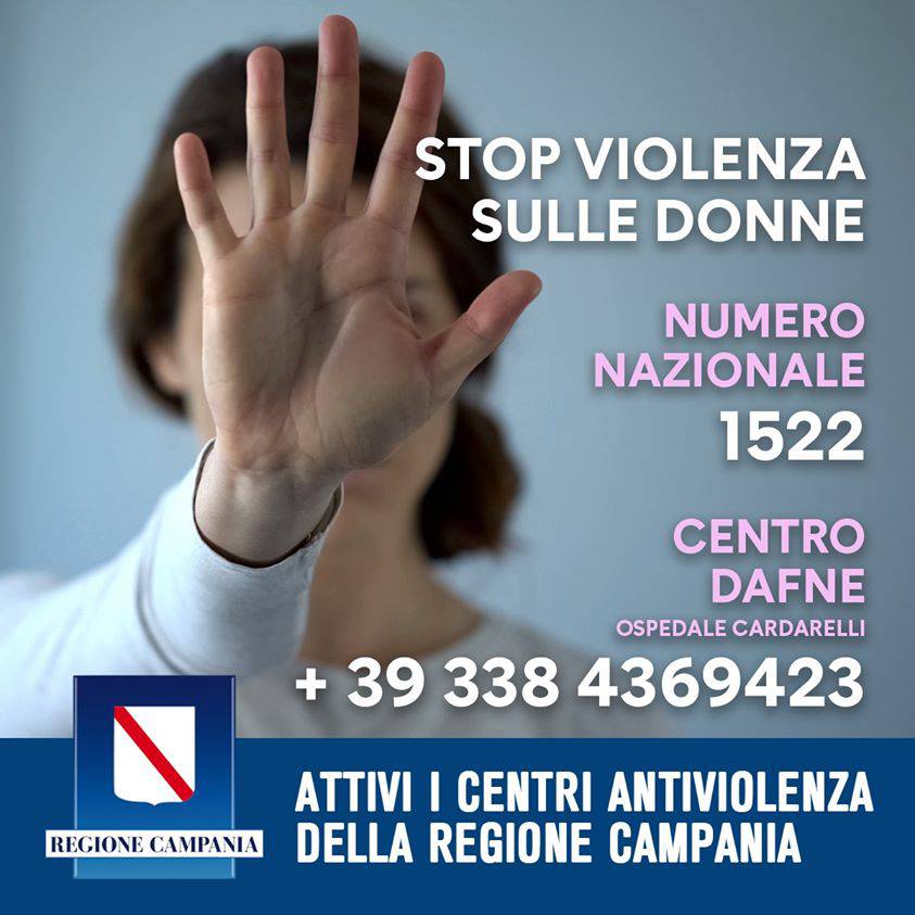 Campania. Stop alla violenza sulle donne