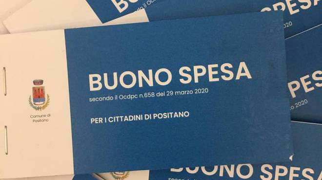 Positano. Il Comune comincia a distribuire i buoni spesa