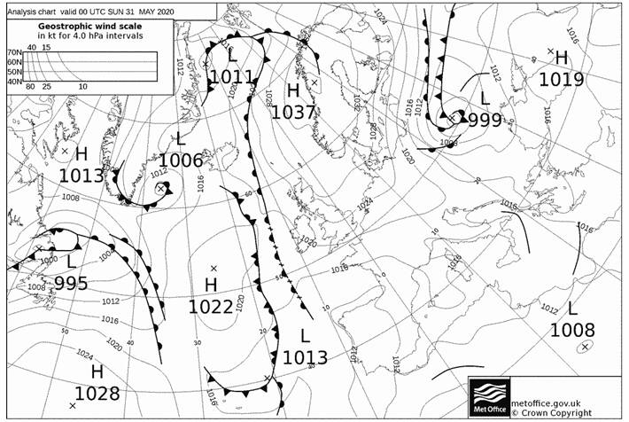 meteo 31 maggio 