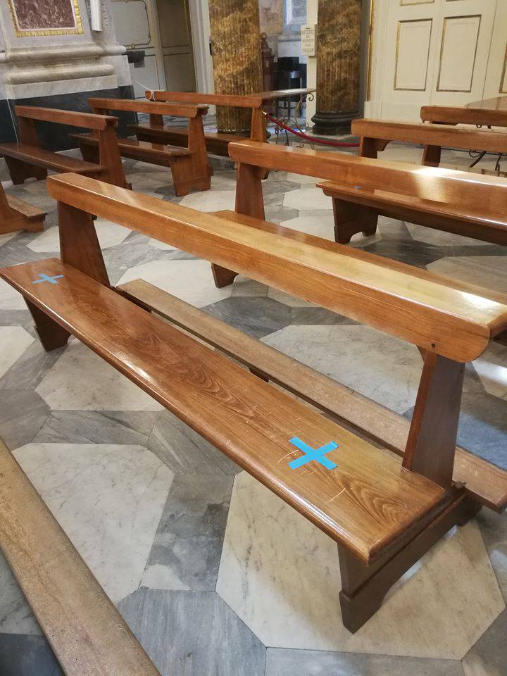 Piano di Sorrento. Misure di sicurezza nella Basilica di San Michele