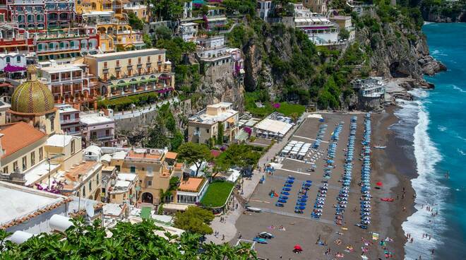 La ripartenza di Positano. Le foto di Giuseppe Di Martino