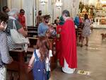 Positano. Benedizione dei cani ai tempi del Covid