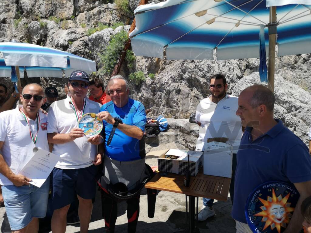 Positano, Costiera Amalfitana. Premiazione Fondali Puliti