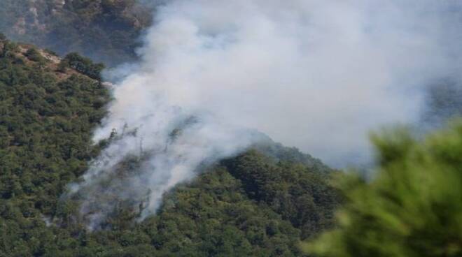 Cava de' Tirreni: finalmente, dopo sei ore, domato l'incendio nella frazione di Sant'Anna