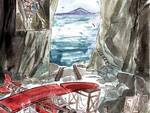La Costa Sorrentina nel nuovo fumetto di Red Naima intitolato: \"Vergine delle Rocce, Vergine della Rena\"