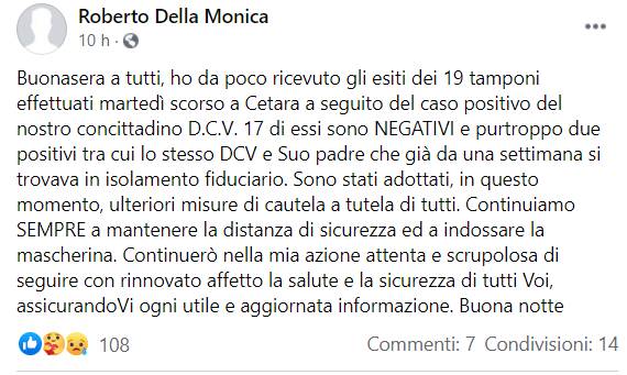 cetara, post roberto della monica