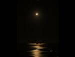 Congiunzione Luna-Giove-Saturno a Positano, foto Fabio Fusco