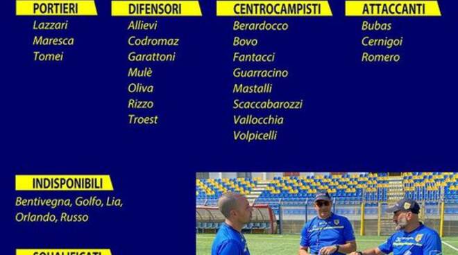 convocati Juve Stabia