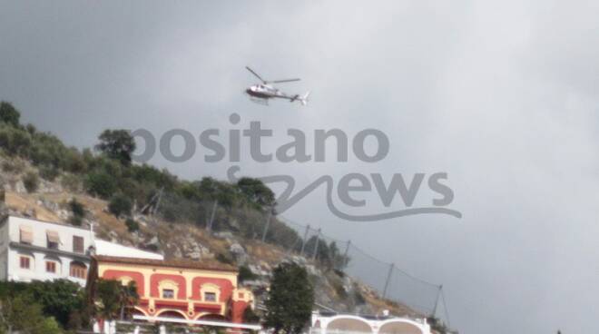 elicottero a positano