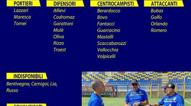 juve stabia convocati