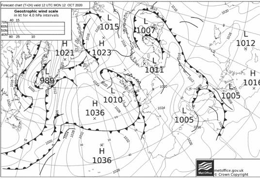 meteo 12 ottobre