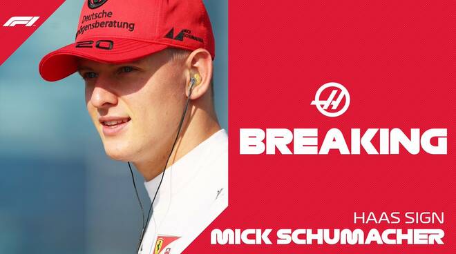 Mick Schumacher correrà in Formula 1 con la Haas dal 2021