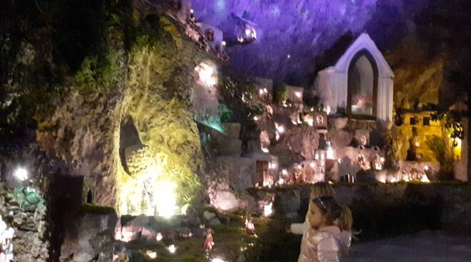 Presepe Grotta di Fornillo a Positano