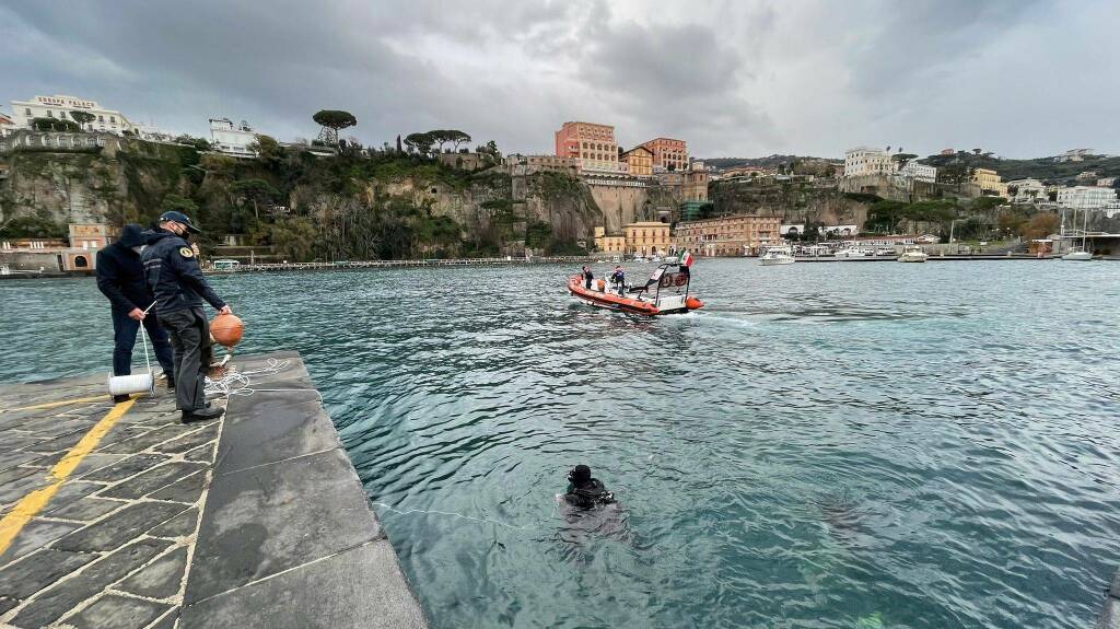 Balena morta a Sorrento 