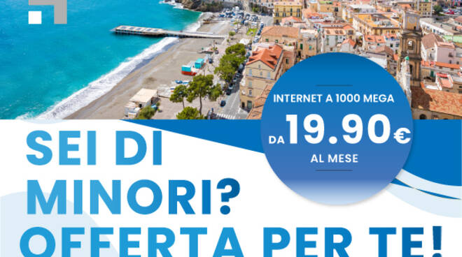Arriva la fibra ottica a Minori. Connectivia porta internet ad altissima velocità in una nuova città della Costiera Amalfitana