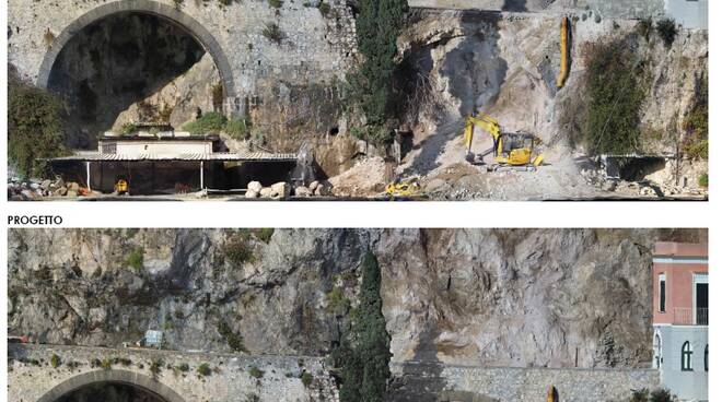 Anas, ultimato il progetto di ricostruzione della SS 163 “amalfitana” ad Amalfi. Un intervento da oltre 1 milione