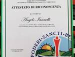 Riconoscimento  per Angelo Iannelli a S.Elia Fiumerapido , premiato dall\"Ass From Italia