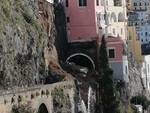 Crollo sulla strada ad Amalfi