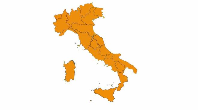 italia zona arancione