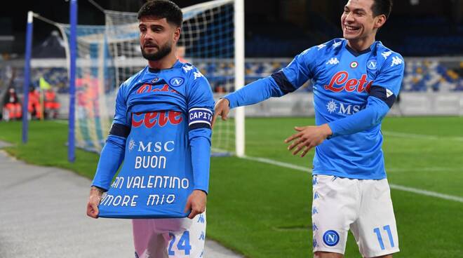 Napoli-Juventus 1-0: segna Insigne su rigore