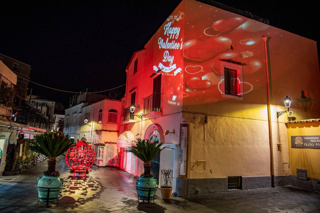 Positano, serata romantica e suggestiva per San Valentino