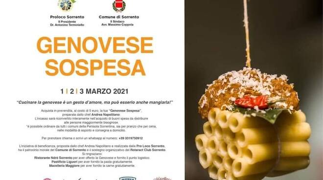 Solidarietà. A Sorrento arriva la "Genovese sospesa"