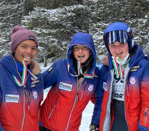 A Cortina gli sciatori della Campania vincono il Criterium Nazionale