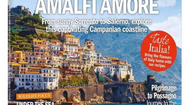 La Costiera Amalfitana protagonista del prossimo numero del magazine britannico "Italia"