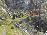 escursionista si rompe una caviglia Positano