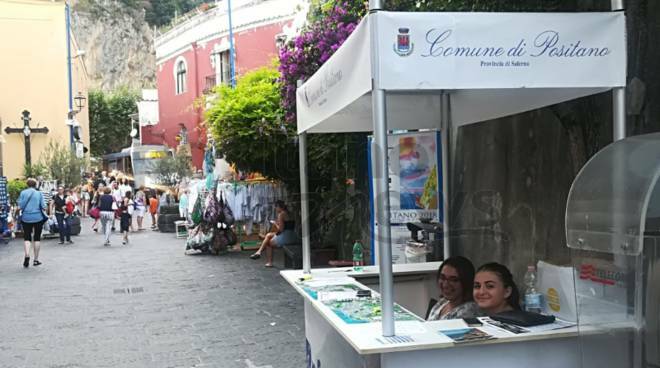 Positano, tornano gli Infopoint per l'estate 2021 per essere sempre vicini ai turisti